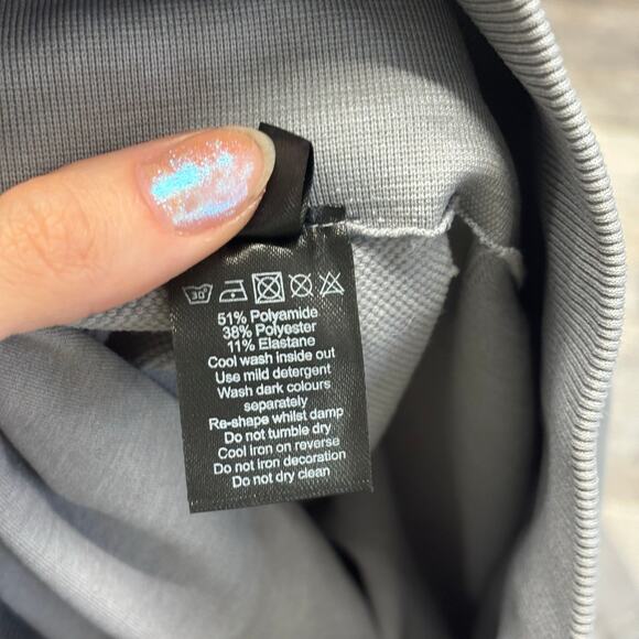 Alphalete‎ Gray Womens S Mid Rise Stretch Yoga Gym Wear Workout Fitness Leggings - Picture 6 of 12